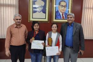 राज्य स्तरीय एनएसएस कैंप में छाई सीडीएलयू की छोरियां