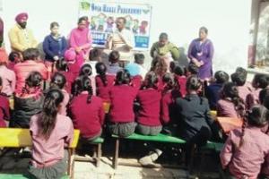 नेचुरल केयर चाइल्ड लाइन की टीम ने सरकारी प्राइमरी स्कूल गोबिंद नगर में किया प्रोग्राम