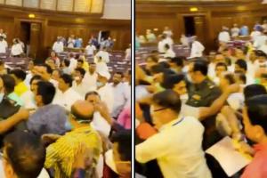 बीरभूम मामले पर बंगाल विस में मारपीट, भाजपा के पांच विधायक निलंबित