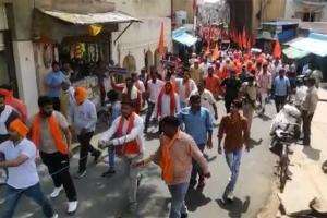 अलवर में मंदिर तोड़े जाने पर भाजपा की आक्रोश रैली