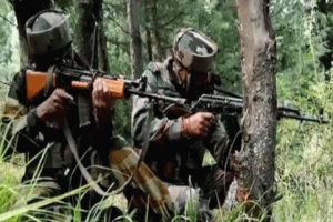 बारामूला में मुठभेड़, तीन सैनिक घायल