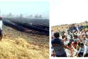 दमकल की व्यवस्था न होने से किसानों में रोष टिब्बी-रावतसर सड़क मार्ग पर लगाया जाम