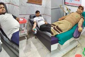 मेरठ के डेरा अनुयायियों ने अस्पताल में घायल मरीज को बचाने के लिए किया रक्तदान