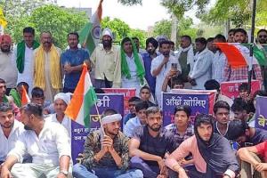 अग्निपथ के खिलाफ संयुक्त किसान मोर्चा ने किया प्रदर्शन