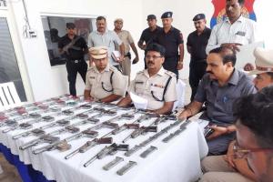 हरियाणा पुलिस का अवैध हथियारों की सप्लाई करने वालों पर बड़ा एक्शन