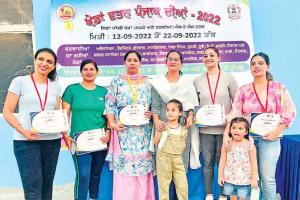 सचिवालय की महिला कर्मियों ने मारी बाजी, बैडमिंटन और ऐथलैटिक्स में जीते मैडल