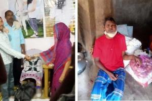 बिहार: डेरा श्रद्धालुओं ने इलाज में की मदद, राशन भी दिया