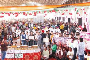 ऑनलाइन गुरुकुल: शाहाबाद में विशाल सत्संग आयोजित