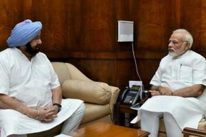 PM मोदी से मिले कैप्टन अमरिंदर सिंह, पंजाब के मुद्दों पर चर्चा