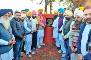 कैबिनेट मंत्री हरपाल चीमा ने जमींदोज नालियों के प्रॉजैक्ट का किया उद्घाटन
