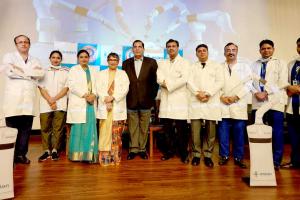 फरीदाबाद में पहला थ्री डी एडवांस्ड मिनिमल एक्सेस सर्जिकल रोबोट लांच