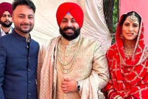 कैबिनेट मंत्री हरजोत बैंस और उनकी पत्नी के साथ बंटी बैंस ने शेयर की फोटो | Bunty Bains With Harjot Bains And His Wife