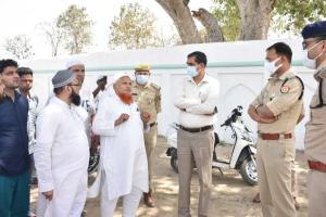 ईद के पर्व के मौके पर डीएम व एसएसपी ने लिया व्यवस्थाओं का जायजा