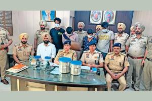 चार आरोपी गिरफ्तार, 38 लाख 60 हजार रूपये की राशि बरामद