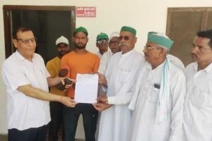 भारतीय किसान यूनियन असली ने राष्ट्रपति को संबोधित ज्ञापन एसडीएम को सौंपा