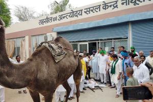 बेटियों को न्याय दिलाने के लिए किसानों ने किया ये अनूठा विरोध प्रदर्शन