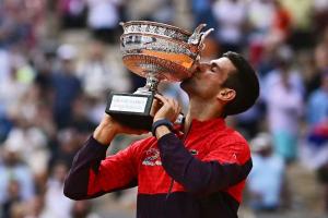 फ्रेंच ओपन: नोवाक जोकोविच सबसे ज्यादा ग्रैंड स्लैम खिताब अपने नाम करने वाले पहले खिलाड़ी