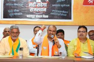 भाजपा प्रदेश अध्यक्ष सी.पी. जोशी ने गिनाई कांग्रेस सरकार की नाकामियाँ