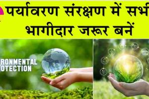 Environment Protection: पर्यावरण संरक्षण में सबकी भागीदारी जरूरी