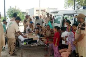 शाह सतनाम जी ग्रीन एस वेलफेयर फोर्स विंग ने अब ली बाढ़ प्रभावित लोगों के स्वास्थ्य की सुध