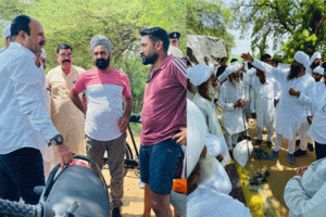 आपदा की घड़ी में लगातार सक्रिय हैं कप्तान मीनू बैनीवाल, घग्गर नदी के तटबंधों पर पूरी टीम के साथ रहे मौजूद