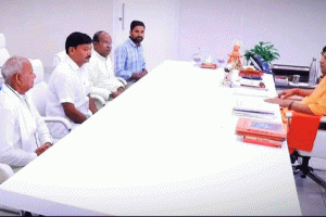 स्याना विधायक के साथ ग्राम प्रधान परवाना ने की मुख्यमंत्री से भेंट