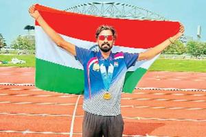 अंतरराष्ट्रीय खेल प्रतियोगिता में जैतसर के रामदेव की दूसरी स्वर्णिम दौड़