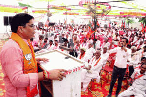 Taranagar News: वोट की चोट से सरकार को उखाड़ने का आह्वान