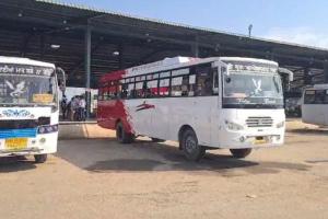 पीआरटीसी और पनबस कर्मियों ने फिर किया चक्का जाम