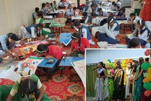 परदादा परदादी इण्टर कॉलेज अनूपशहर में पेंटिंग प्रतियोगिता, ड्रामा प्रतियोगिता एवम क्राफ्ट प्रतियोगिता का आयोजन किया गया