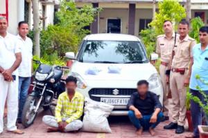 एक किलो 546 ग्राम अफीम व 7 किलो अफीम डोडा चूरा बरामद