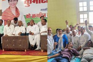 उकलाना में कांग्रेस कार्यकर्ताओं ने रक्तदान कर धूमधाम से मनाया कुमारी सैलजा का जन्मदिन