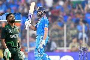 World Cup 2023 IND vs PAK Live Score Updates: भारत की पाक पर विजयी पताका, पाक ने खोया अपना आपा!