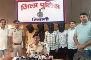 एक लाख 60 हजार रुपए की डकैती मामले में चार गिरफ्तार