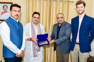 मुख्यमंत्री से राजस्थान रॉयल्स के पदाधिकारियों ने की मुलाकात