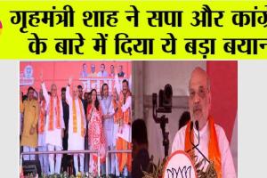 Lok Sabha Elections: गृहमंत्री अमित शाह ने सपा और कांग्रेस के बारे में दिया ये बड़ा बयान