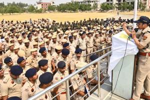 लोकसभा चुनाव शांतिपूर्ण सम्पन्न करवाने लिए कैथल जिले में लगे 2600 पुलिसकर्मी
