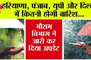 Monsoon in India: हरियाणा, पंजाब, यूपी और दिल्ली में कितनी होगी बारिश, मौसम विभाग ने जारी कर दिया अपडेट