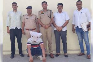 10 लाख रुपए फिरौती मांगने वाला आरोपी काबू