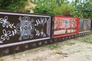 MGNREGA Urban Employment Scheme : सरकारी कार्यालयों की दीवारों का बदला जा रहा रंगरूप!