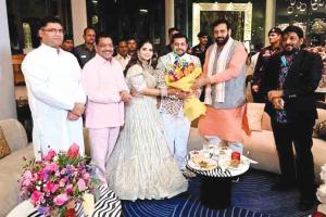सरसा विधायक गोपाल कांडा के भतीजे की रिंग सेरेमनी में आशीर्वाद देने पहुंचे सीएम नायब सैनी!