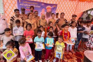 Guru Purnima In Jaipur : मीठे पानी की छबील, स्कूली बच्चों को स्टेशनरी बांटकर मनाई जयपुर में गुरु पूर्णिमा