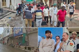 जाखल क्षेत्र में चोरों के आतंक से परेशान लोगों ने पुलिस की नाकामी के खिलाफ प्रदर्शन करते हुए किया जाखल मंडी को बंद