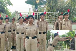 एनसीसी कैडेट्स ने शहीदों को श्रद्धांजलि देकर मनाया कारगिल विजय दिवस