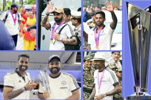 Team India Arrival Updates : घर वापिसी पर ढोल की थाप पर थिरके वर्ल्ड चैंपियन! पीएम मोदी से जल्द करेंगे मुलाकात!