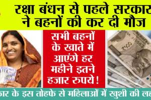 Government Schemes: रक्षाबंधन से पहले सरकार ने महिलाओं की कर दी मौज, मिलेंगे इतने हजार रुपये!