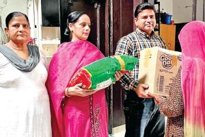डेरा श्रद्धालु ने मानवता भलाई कर मनाया अपना जन्मदिन