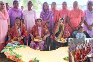 नाथूसरी कलां में बेटी बचाओ-बेटी पढ़ाओ अभियान के तहत लोगों को किया जागरूक