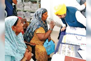 सीएम मान का तहसील में औचक निरीक्षण, जताई संतुष्टि