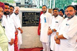 सांसद मीत हेयर ने 2 करोड़ की लागत वाले प्रॉजैक्टों का रखा नींव पत्थर